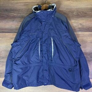 Columbia Men's Interchange Jacket Large Navy Blue Fleece Lined – Read